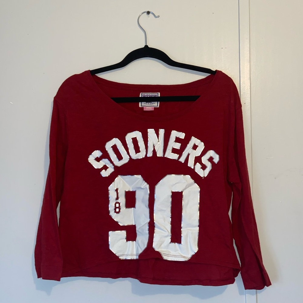 PINK Victoria Secret Sooners Top ♥️